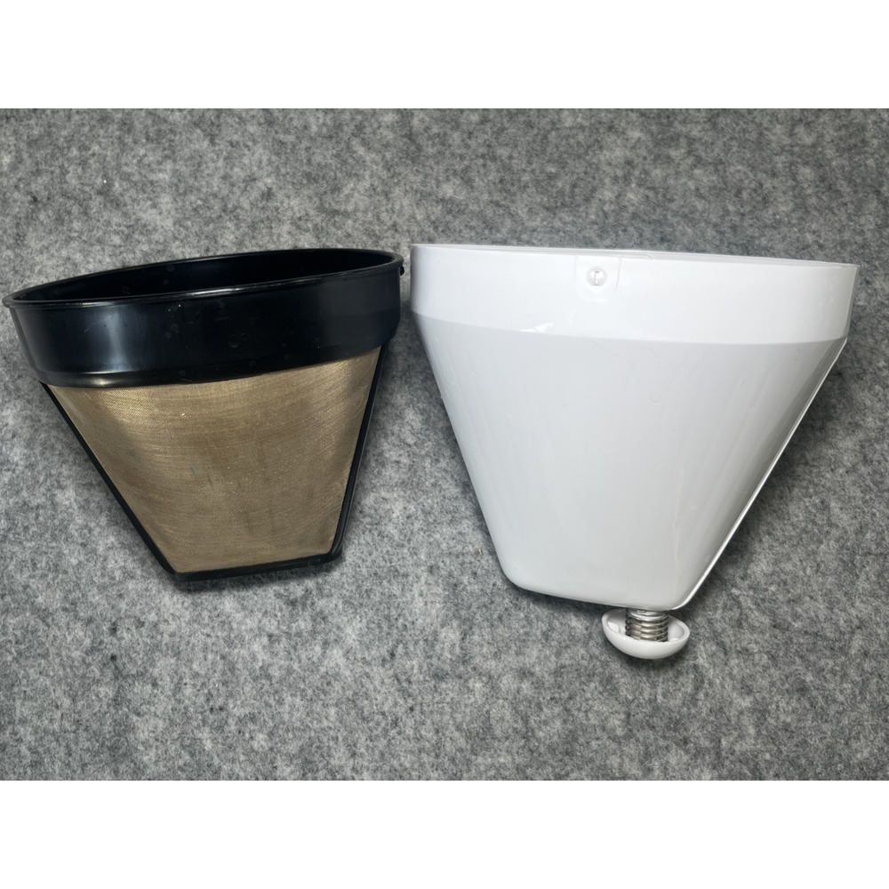 Kenmore Drip Coffee Maker Filter Basket w/ Insert 12 Cup KKCM12 White OEM Parts